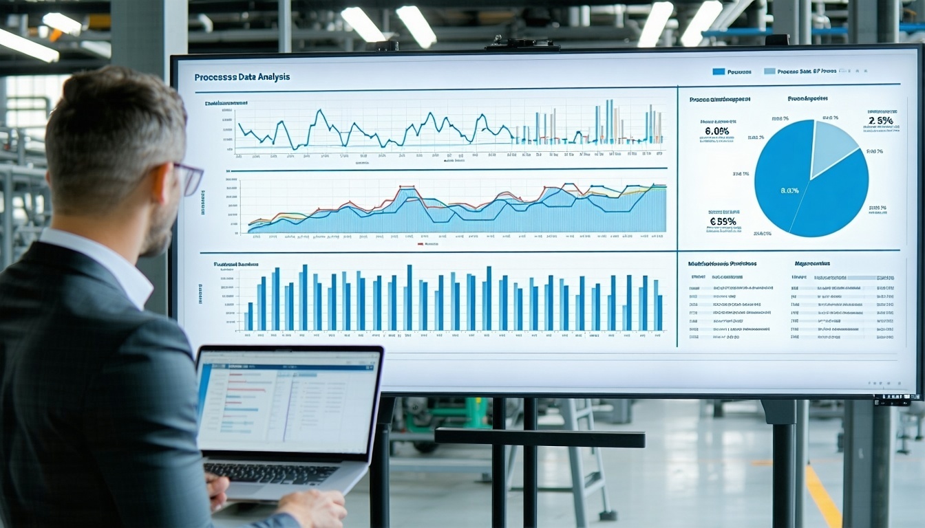 Prosessidatan analysointikaavio teollisuusympäristössä